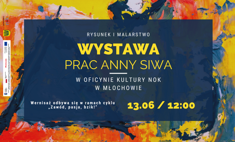 Wystawa prac Anny Siwa w Oficynie Kultury w Młochowie